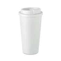 Kép 3/6 - TUESDAY Duplafalú pohár 450 ml, fehér