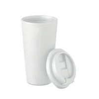 Kép 4/6 - TUESDAY Duplafalú pohár 450 ml, fehér
