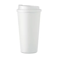 Kép 1/6 - TUESDAY Duplafalú pohár 450 ml, fehér