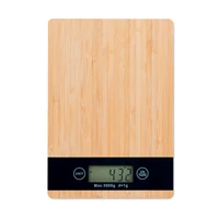 Kép 5/8 - PRECISE Bambusz digit. konyhai mérleg, fa