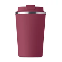 Kép 2/4 - BRACE Duplafalú pohár, 350 ml, bordó