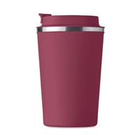 Kép 4/4 - BRACE Duplafalú pohár, 350 ml, bordó
