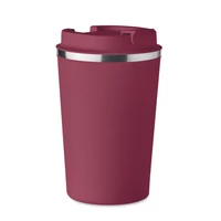 Kép 1/4 - BRACE Duplafalú pohár, 350 ml, bordó