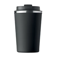Kép 3/6 - Duplafalú pohár, 350 ml, fekete