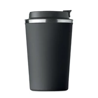 Kép 5/6 - Duplafalú pohár, 350 ml, fekete