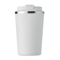 Kép 3/5 - Duplafalú pohár, 350 ml, fehér