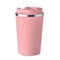 Kép 1/4 - BRACE Duplafalú pohár, 350 ml, babarózsaszín