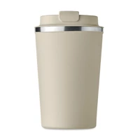 Kép 3/9 - Duplafalú pohár, 350 ml, bézs