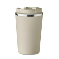 Kép 1/9 - Duplafalú pohár, 350 ml, bézs