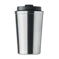 Kép 3/6 - Duplafalú pohár, 350 ml, ezüst