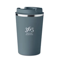 Kép 5/6 - BRACE Duplafalú pohár, 350 ml, petrolkék