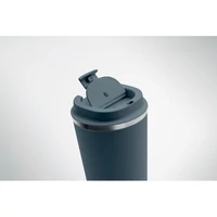 Kép 6/6 - BRACE Duplafalú pohár, 350 ml, petrolkék