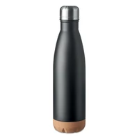 Kép 1/3 - Duplafalú palack 500 ml, fekete