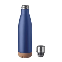 Kép 2/2 - Aspen cork Duplafalú palack 500 ml, kék