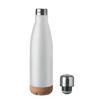Kép 3/6 - Duplafalú palack 500 ml, fehér