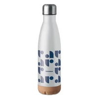 Kép 5/6 - Duplafalú palack 500 ml, fehér