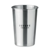 Kép 3/4 - BONGO Rozsdamentes pohár 350 ml, matt ezüst