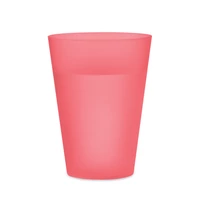 Kép 2/2 - FESTA Többsz haszn rend.pohár 300 ml, áttetsző piros
