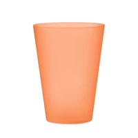 Kép 1/2 - FESTA Többsz haszn rend.pohár 300 ml, áttetsző narancssárga
