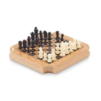 Kép 6/6 - COASTGAME 4 darabos alátét játékkészlet, fa