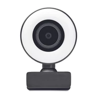 Kép 3/6 - Lagani 1080P HD webkamera + fénygyűrű, fekete