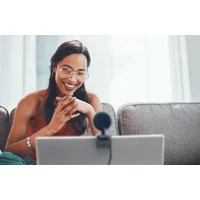 Kép 4/6 - Lagani 1080P HD webkamera + fénygyűrű, fekete