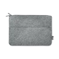 Kép 1/6 - TOPLO RPET filc cipzáras laptoptáska, szürke