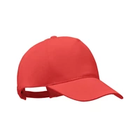 Kép 1/5 - Biopamut baseball sapka, piros
