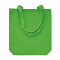 Kép 2/4 - RASSA COLOURED 270 g vászon bevásárlótáska, lime