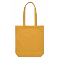 Kép 3/4 - RASSA COLOURED 270 g vászon bevásárlótáska, ochre