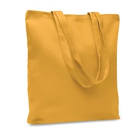 Kép 1/4 - RASSA COLOURED 270 g vászon bevásárlótáska, ochre