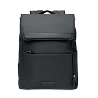 Kép 3/8 - DAEGU LAP 600D RPET laptop hátizsák, fekete