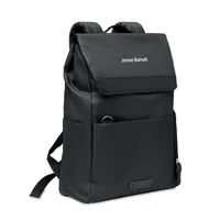 Kép 7/8 - DAEGU LAP 600D RPET laptop hátizsák, fekete