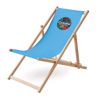 Kép 2/3 - HONOPU Strandszék fából, türkiz