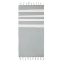Kép 1/2 - AGOURA Hamam törölköző/takaró 140 g, sötétszürke
