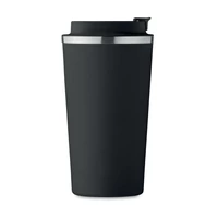 Kép 3/5 - Duplafalú pohár 510 ml, fekete