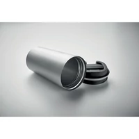 Kép 2/7 - BRACE + Duplafalú pohár 510 ml, matt ezüst