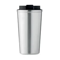 Kép 4/7 - BRACE + Duplafalú pohár 510 ml, matt ezüst