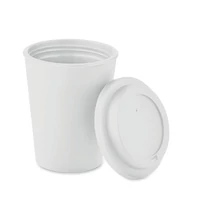 Kép 3/6 - NOLA Duplafalú PP pohár 300 ml, fehér