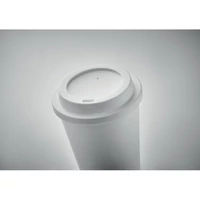 Kép 6/6 - NOLA Duplafalú PP pohár 300 ml, fehér