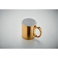 Kép 3/6 - HOLLY Kerámia bögre metál 300 ml, arany