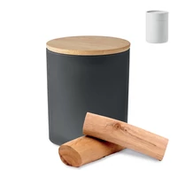 Kép 1/5 - KEOPS MEDIUM Növényi viaszgyertya 200 g, fekete
