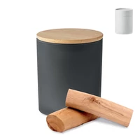 Kép 1/5 - KEOPS LARGE Növényi viaszgyertya 280 g, fekete