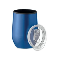 Kép 1/3 - CHIN CHAN Duplafalú úti pohár 350 ml, kék