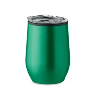 Kép 2/3 - CHIN CHAN Duplafalú úti pohár 350 ml, zöld