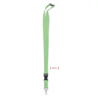Kép 3/3 - LANNYCOT 20 mm nyakpánt fém klipsszel, lime