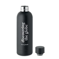 Kép 3/4 - Duplafalú palack 500ml, fekete
