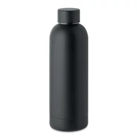 Kép 1/4 - Duplafalú palack 500ml, fekete