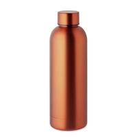 Kép 1/3 - Duplafalú palack 500ml, narancssárga