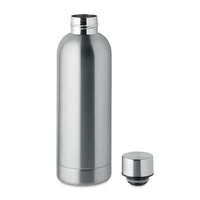 Kép 2/3 - Duplafalú palack 500ml, ezüst